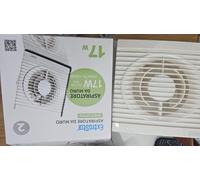 ESTRATTORE ASPIRATORE ARIA DA MURO VENTOLA CUCINA BAGNO 17W Ø 150