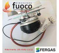 ESTRATTORE ASPIRATORE FUMI COMPATIBILE EBM R2E150-AN91-13 EXTRAFLAME CLAM -6000 [EEK: Conforme]