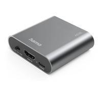 Estrattore audio Hama 00205100 HDMI a 3.5 mm Argento