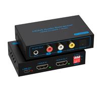 Estrattore audio HDMI 8K 60Hz 4K 120Hz HDMI a convertitore AUX coassiale ottico Supporta HDCP Digital DTS 5.1 EDID Management PCM 2.0 per Fire TV PS4 PS5 Xbox