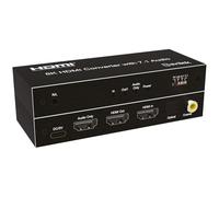 Estrattore Audio HDMI 8K 60Hz con Uscite HDMI Audio, Toslink Ottico, Coassiale e Jack 3,5 mm, Supporto VRR HDR10 Dolby Atmos DTS:X, Convertitore Audio Plug & Play per PC e Console
