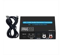 Estrattore audio HDMI2.0 4K 60Hz Supporta 5.1Ch HDMI2.0 HD-MI a HDMIAudio ARC Switch con audio Toslink Stereo per TV