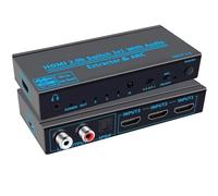 Estrattore audio switch compatibile HDMI 4K a 60Hz ARC Toslink SPDIF Convertitore switcher 3x1 compatibile HDMI per laptop Xbox TV PS4/5