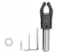 Estrattore automatico per tornio CNC, utensile per la lavorazione dei metalli con gambo rotondo con struttura in acciaio temprato, morsetto a molla per barre da 16/20/25/32 mm (16)