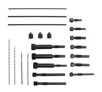 Estrattore candelette Estrattore Portatile Acciaio Al Carbonio Con Custodia | Utensile Per Candelette Per Cablaggi Danneggiati Parti Filettate Guaine Estrazione Auto Veicoli Officina Shop