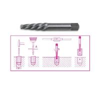 Estrattore conico per viti e prigionieri spezzati BETA 1430/5 Tapered extractor