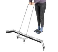 Estrattore da pavimento in acciaio inox per ambienti umidi, per campo da tennis, estrattore doccia con manico, Water Pusher Squeegee, scopa da parete e finestra