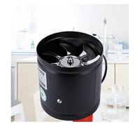 Estrattore d'aria per Condotti, Ventilatore da bagno con tubo assiale in metallo, ventilatore da canale, 500 m³/h, estrattore da condotto, inserto for ventola di scarico(6inch)