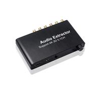 Estrattore/Decoder Audio 4K 3D A 5.1 Canali, Convertitore Video Compatibile con RCA e per PS4, per , DVD, Laptop, PC, TV (UE)