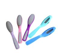 Estrattore di calli in acciaio inossidabile, lama per calli 2 in 1 per eliminare efficacemente i calli, cura delle piedi, lima per calli bilaterale, kit di pedicura manuale, igienico
