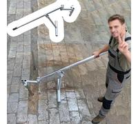 Estrattore di ceppi Manuale a Leva di Facile utilizzo - Estrattore di ceppi per Giovani Alberi e ceppi in Cemento ad Alta Resistenza con Impugnatura in Gomma (Diametro 2,5 cm) - Attrezzo da