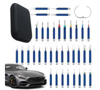 Estrattore di contatto, 36 pezzi, strumento di rimozione dei morsetti, per riparazione auto, per elettronica, automotive, dispositivi, rimozione del pannello, rivestimento della porta, batteria