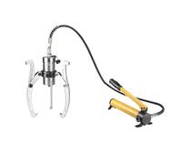 Estrattore di cuscinetti da 50 tonnellate, 2 o 3 ganasce, set di ingranaggi con pompa a mano, idraulico diviso per lunghe distanze, capacità 100 libbre