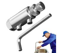 Estrattore di filettatura per tubo rotto,Estrattore di filettatura danneggiato per tubi 'acqua - Forniture di estrazione di viti e rubinetto rotti per impianto idraulico e riparazione di paratia
