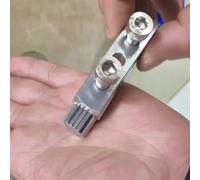 Estrattore di fili rotti con valvola angolare per rubinetto in metallo, progettato per professionisti dell'idraulica, rimozione efficace di fili rotti e viti per accelerare le attività di riparazione