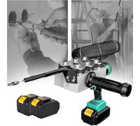 Estrattore di Filo per Incordatura Elettricista, Nastro Adesivo, Macchina Elettrica Automatica per Corde, Macchina per Filo di Filettatura A Parete, Strumento di Estrazione Elettrica, 2battery