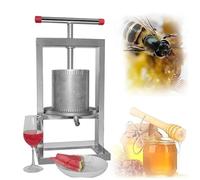Estrattore di miele in acciaio inox manuale per apicoltura e vinificazione, capacità 4 l
