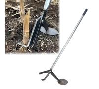 Estrattore di Pali 103 148 cm di Lunghezza, Sradicatore Verticale, Estrattore di Radici con Manico in Acciaio Tubolare per Stocchi di Mais, Estrattore di Diserbo per Terreni Agricoli(L-103cm(40.6in))