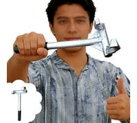 Estrattore di Pali da Recinzione Estrattore Manuale per Pali di Recinzione da 25 cm, Estrattore Manuale per Alberelli a Forma di C con Leva, Attrezzatura di Sollevamento(2.5cm(0.98") dia.)