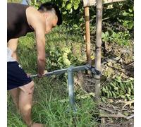 Estrattore di Pali Estrattore di Ceppi per Giardinaggio, Fattoria, Estirpatore di Alberelli/Pali/Arbusti/Alberi per Estrarre Le Radici, Pinza di Sollevamento(6cm (2 3/8")Clamp)