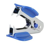 Estrattore di punti metallici a ganascia a pinza, in plastica resistente, durevole ed efficiente a sgancio rapido per uso domestico in ufficio (Blu)