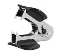 Estrattore di punti metallici a ganascia a pinza, in plastica resistente, durevole ed efficiente a sgancio rapido per uso domestico in ufficio (Nera)