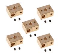 Estrattore di rame di alta temperatura v6 ugelli hotend di rame del blocchetto