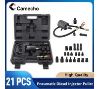Estrattore di rimozione dell'iniettore Diesel Camecho 21PCS con vari adattatori Kit estrattore pneumatico dell'estrattore dell'iniettore per auto
