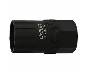 Estrattore di ruota libera per shimano per ruota libera con vite Unior 1670.1/4 Nero