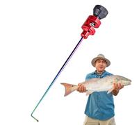 Estrattore di sicurezza in lega, con tubo di stoccaggio, separatore per amo da uomo, papà, pescatore, acqua salata, acqua, kayak, barca, lago, mare, tutti gli ambienti di