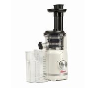 Girmi SW11 Estrattore di succo, 300W, Centrifuga,Velocità di Rotazione 70 Giri/minuto, Blocco di Sicurezza, Ricettario Incluso, Filtro in metallo, Accessori Inclusi, Panna
