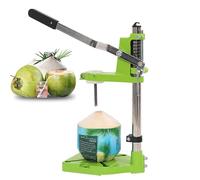 Estrattore di succo di canna da zucchero, macchina per l'apertura manuale del coperchio del cocco verde, piccola macchina da tavolo in acciaio inossidabile per l'apertura e la perforazione d