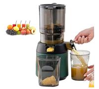 Estrattore di succo elettrico con ampio condotto di alimentazione, motore ad alta coppia, tecnologia a bassa velocità per l'estrazione di succhi ricchi di nutrienti da frutta e verdura