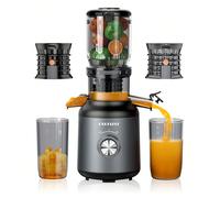 Estrattore di succo lento - Grande apertura da 103 mm, vincitore del test per frutta e verdura, 250 W, succo al 100%, migliore macchina per spremitura, estrattore di succo elettrico 1.[SPREMITORE AUTO