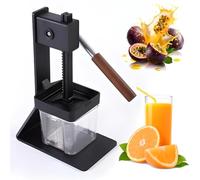 Estrattore di succo manuale, spremiagrumi manuale con base antiscivolo, spremiagrumi 3 pezzi per frutta fresca melograno, arancia e limone black
