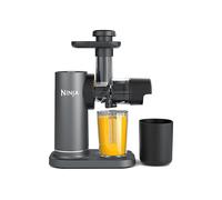 Ninja Cold Press Estrattore di Succo, Caraffa da 700ml, Contenitore Polpa 1,1 L, Prepara Succhi Freschi, Bevande e Shot Salutari, Compatto, Lavabile in Lavastoviglie, Parti Rimovibili, Grigio JC151EU