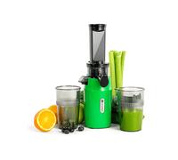 ESTRATTORE DI SUCCO VENTRAY Compatto Ginnie, Potenza 100 W, Rotazione massima 60 rpm, Recipiente succo da 400 ml, in plastica, Verde