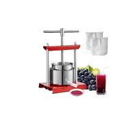 Estrattore di succo verdure for sidro, spremiagrumi manuale for uso domestico in acciaio inossidabile da 2L 3L 6L for la cucina domestica Funzionamento Stabile(2XL)