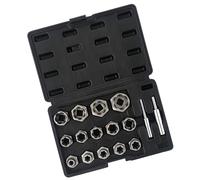 Estrattore di viti a spirale inversa, in acciaio ad alta resistenza, antiscivolo, per rimuovere viti e dadi arrugginiti