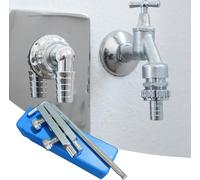 Estrattore di viti spogliate, strumento di estrazione per tubi rotti, strumento di rimozione della vite spogliata, kit estrattore chiave rotta, kit estrattore di bulloni rotti multifunzione facile da