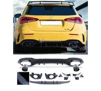 ESTRATTORE DIFFUSORE POSTERIORE SOTTO PARAURTI+TERMINALI A35 per MERCEDES A W177