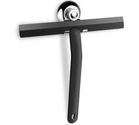 Estrattore doccia con nucleo in acciaio inox, per doccia, doccia, bagno, piastrelle, nero, 25 cm