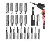 Estrattore e rimozione viti, Set di estrattori per viti danneggiate - Estrattore per viti rotte - Kit di rimozione viti 22X - Set di estrattori per bulloni facili da estrarre, extr