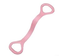 Estrattore elastico a forma di 8 per regolazione della tensione della spalla, ottimizzazione della postura e impegno muscolare mirato durante l'esercizio (rosa)