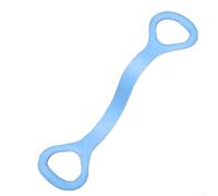 Estrattore elastico a forma di 8 per regolazione della tensione della spalla, ottimizzazione della postura e impegno muscolare mirato durante l'esercizio (blu)