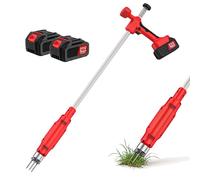 Estrattore elettrico per erbacce, con manico lungo, con testa in acciaio per una rimozione efficiente delle radici, strumento di diserbo per prato e giardino