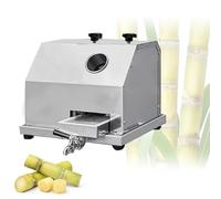 Estrattore elettrico professionale for canna da zucchero, spremitore di grado commerciale, struttura in acciaio inossidabile, porta di alimentazione ispessita, schermo filtrante ad alta densità(A)