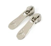 Estrattore for cerniera, sostituzione della testa della cerniera 5/10/20 pezzi 5# cursore for cerniera in argento for cerniere in nylon nastro borsa giacca cerniera tirante for indumenti bagaglio kit