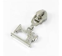 Estrattore for cerniera, sostituzione della testa della cerniera 5/10/20 pezzi 5# cursore for cerniera in argento for cerniere in nylon nastro borsa giacca cerniera tirante for indumenti bagaglio kit