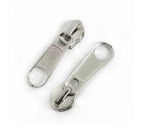 Estrattore for cerniera, sostituzione della testa della cerniera 5/10/20 pezzi 5# cursore for cerniera in argento for cerniere in nylon nastro borsa giacca cerniera tirante for indumenti bagaglio kit